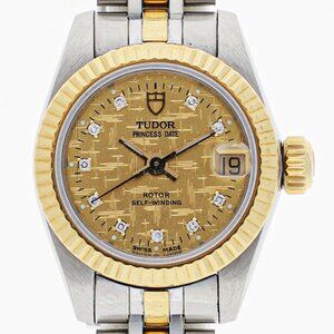 WATCH TUDOR 92513 Princess Date Champagne YG/SS AT